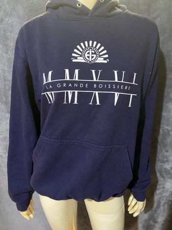 Sweet a capuche bleu imprimé awdis taille m