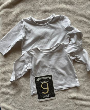 Lot de 2 Tee-shirts manche longue