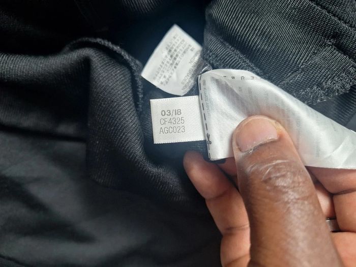 Veste Adidas noire zippée – taille L – logo brodé (601) - photo numéro 12