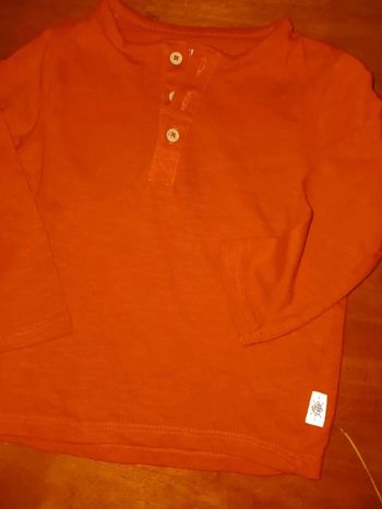 Tee-shirt rouge 12 mois kiabi