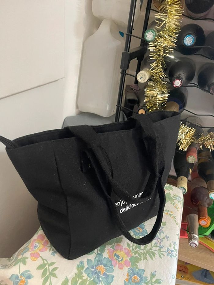Sac fourre-tout élégant en toile pour femmes, grand sac à bandoulière de voyage. - photo numéro 3