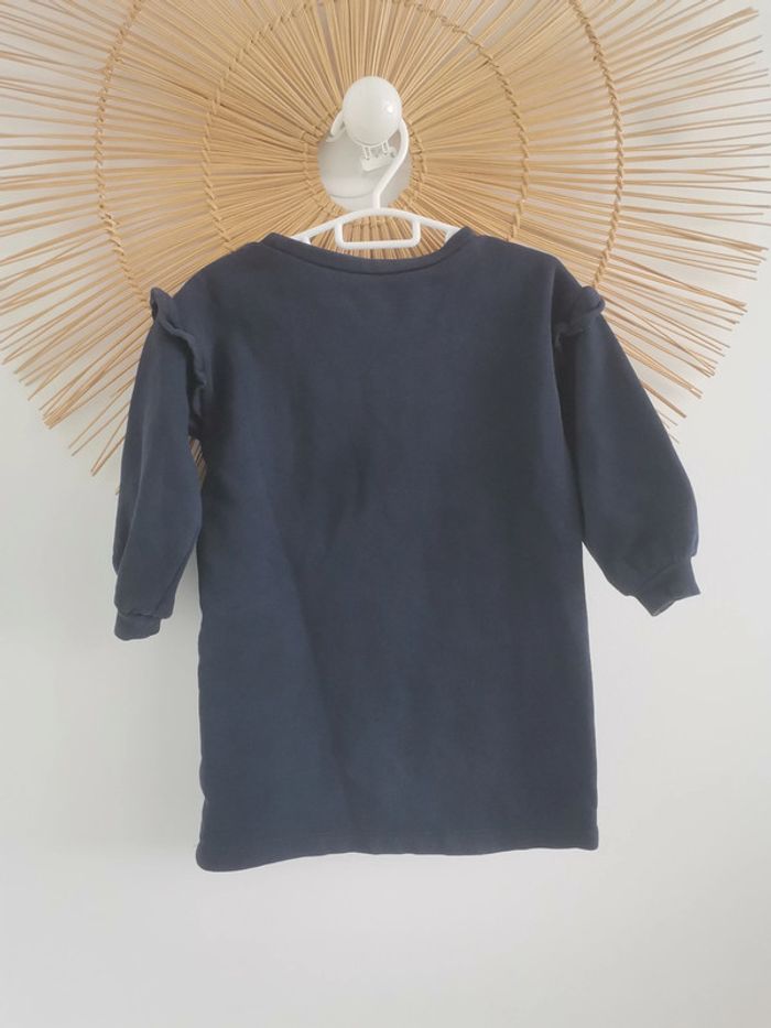 Robe sweat la reine des neiges 3/4 ans - photo numéro 3