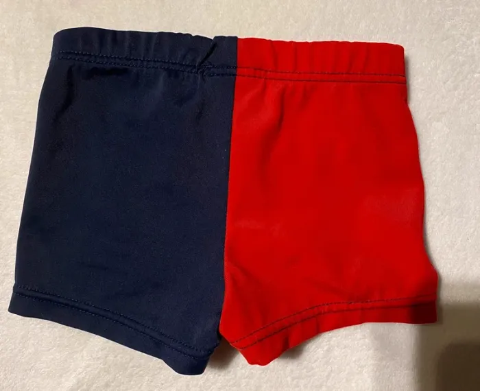 Short/maillot de bain bleu/rouge 3-6 mois Peanuts - photo numéro 3
