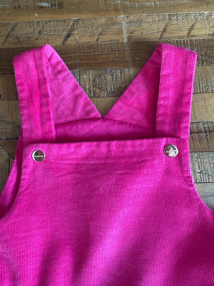 Robe rose fuschia velour - photo numéro 3