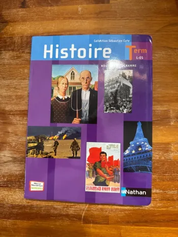 Livre, histoire, terminale, nouveau programme