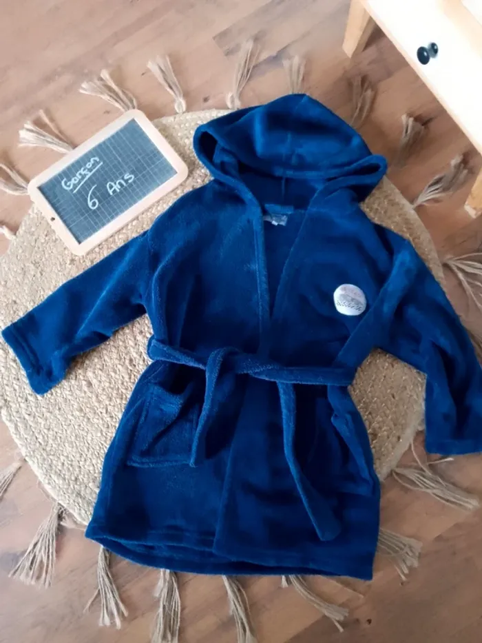 Peignoir garçon 6 ans