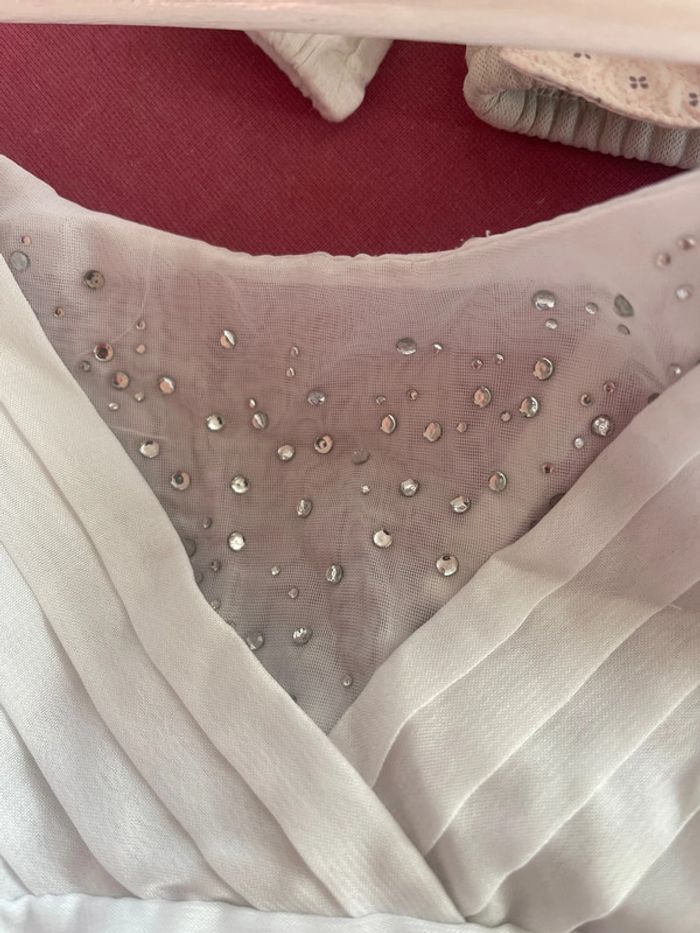 Robe blanche de soirée, 10 ans - photo numéro 6