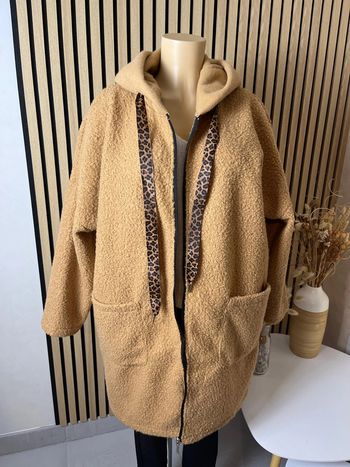 Manteau mi saison camel