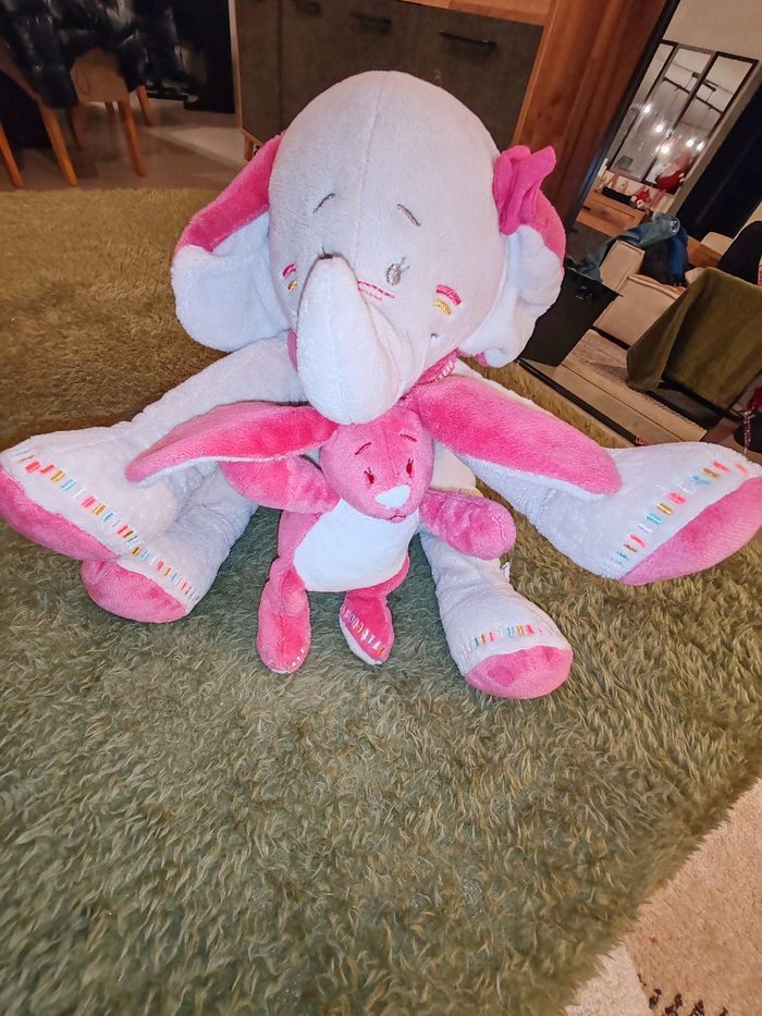 Elephant Noukie's anna et elephant rose musical - photo numéro 1