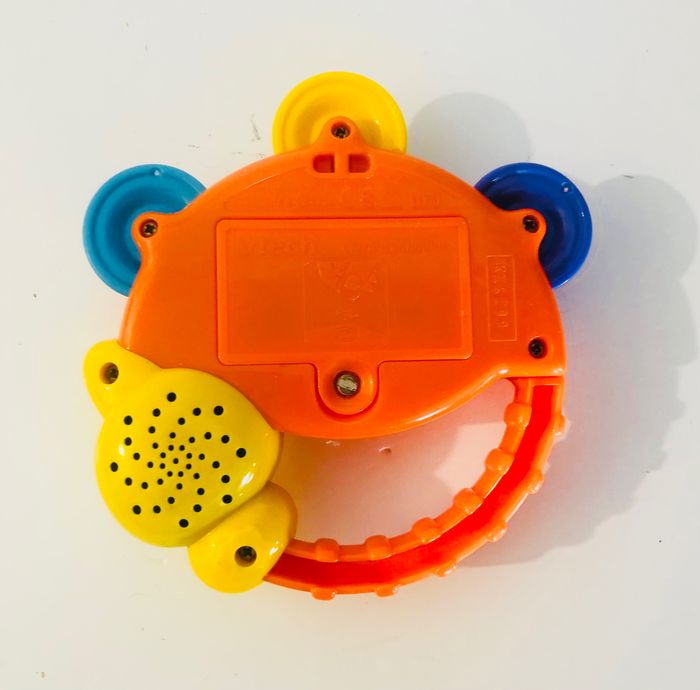 vtech p'tit tambourin hochet musical 3-36 mois interactif musical lumineux instrument de musique les premiers chiffres apprendre à compter jusqu’à 3 éveil montessori lot SOP77 - photo numéro 4