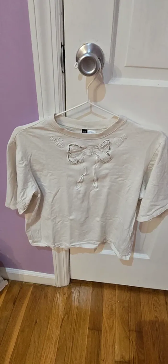 White coquette shirt - photo numéro 2