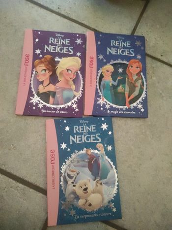 Lot de livres la reine des neiges