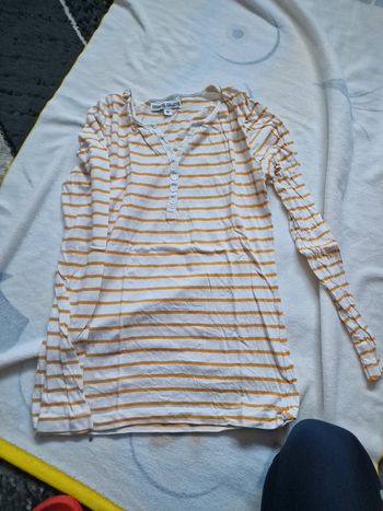 Petit pull rayé femme