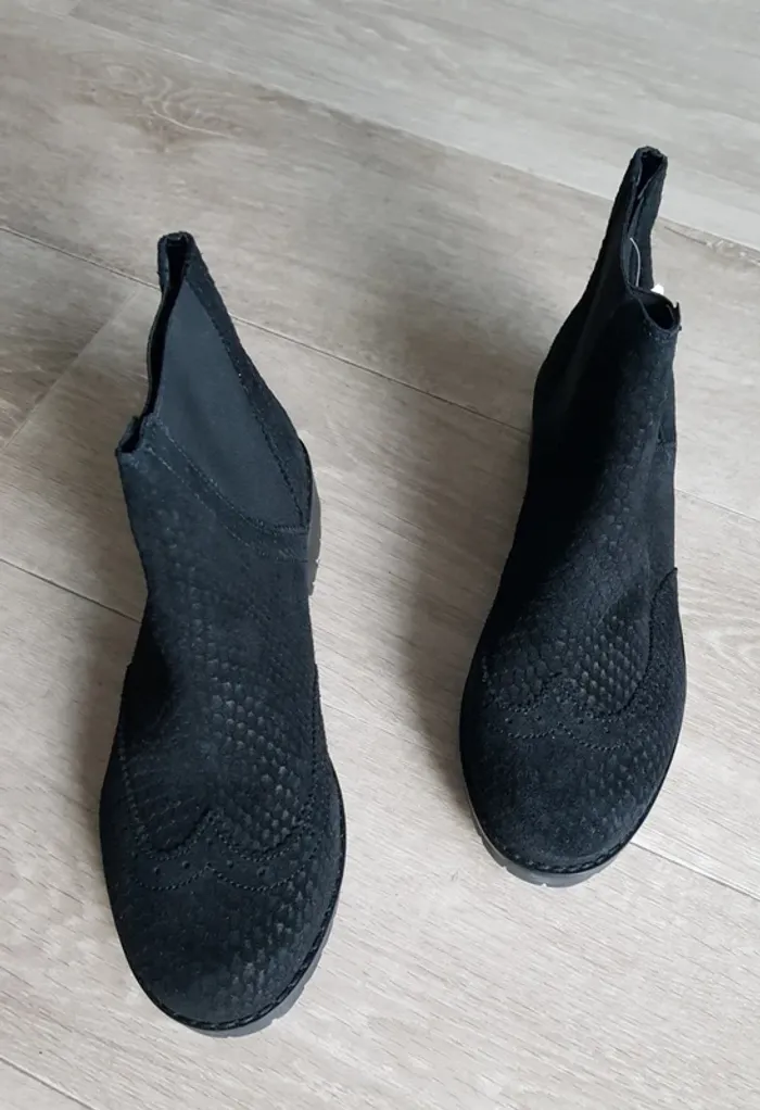 Bottines noires taille 36 Liberto - neuves - photo numéro 4