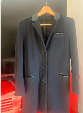 Veste  the  kooples  idéale  printemps  - col effet cuir