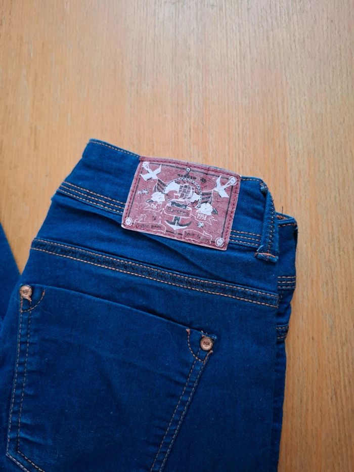 Jeans bleu super skinny bershka taille 32 - photo numéro 2
