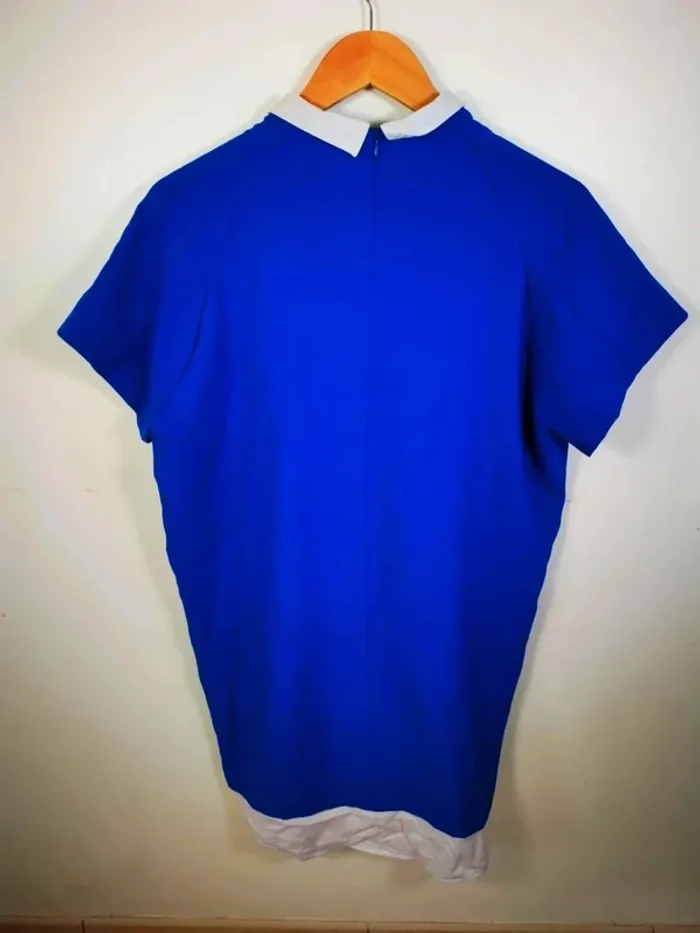 C34 robe bleu zara L - photo numéro 2