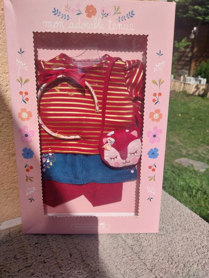 Tenue de poupée sergent major neuve - photo numéro 5