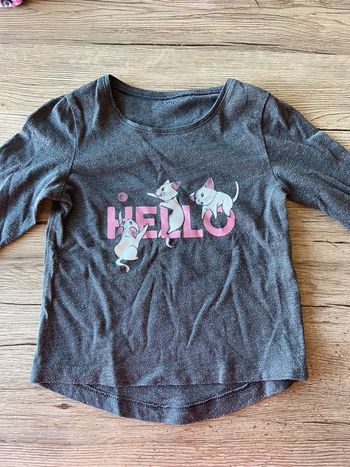 Teeshirt manches longues 3 ans Kiabi