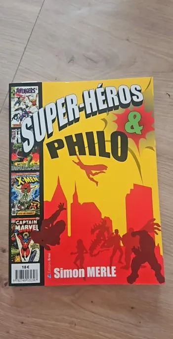 Livre super héros et philo