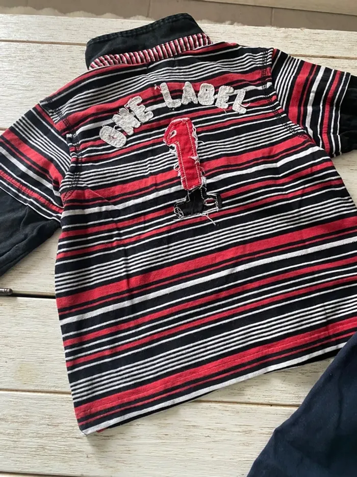 Ensemble pantalon habillé + polo garçon 4 ans - photo numéro 7