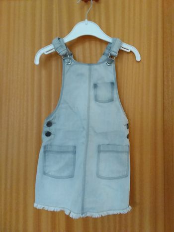 Robe salopette en denim, taille 3 ans
