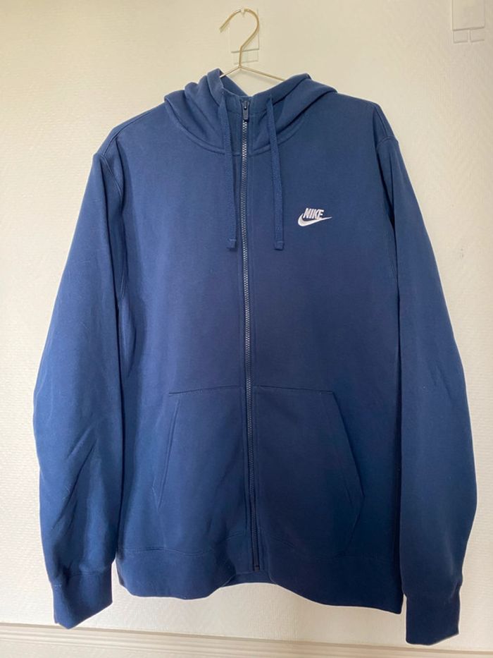 Veste zippée Nike bleu