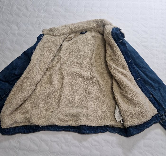 Blouson , veste en jeans moumouté , femme , taille XS - photo numéro 4