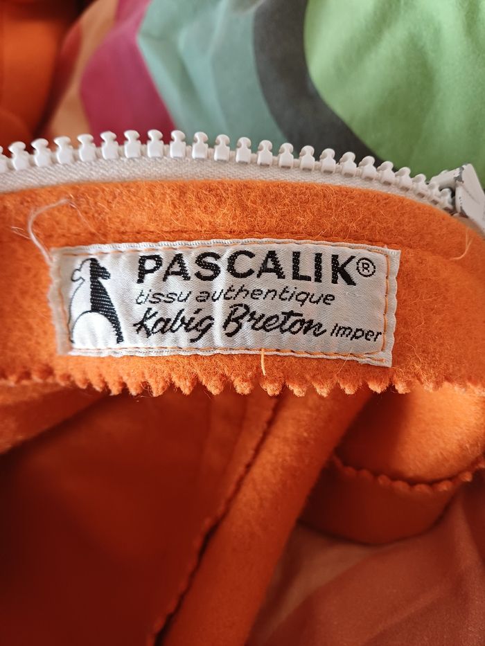 Kabig authentique 100% laine orange - photo numéro 3