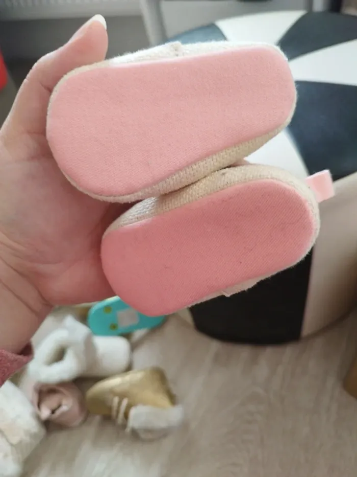 Chaussures rose et or - photo numéro 3