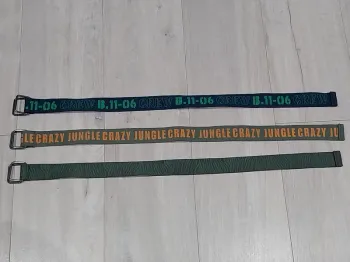 Lot de 3 ceintures boucle