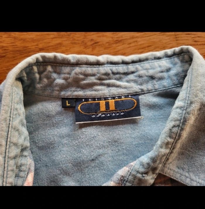 Chemise bleu vintage - photo numéro 3