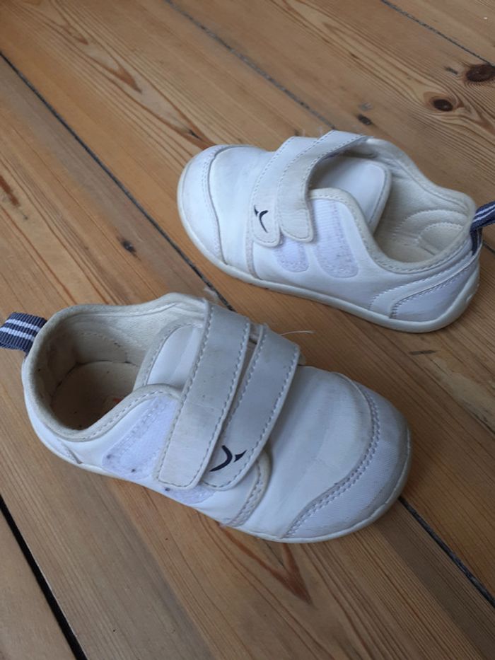 Baskets Domyos blanches taille 24 TBE - photo numéro 6