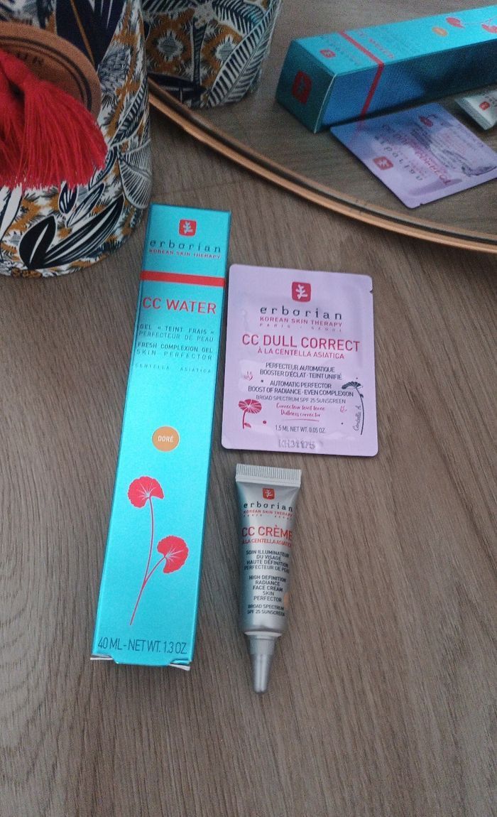 ERBORIAN - CC water gel - doré - grand format 40 ml - photo numéro 1
