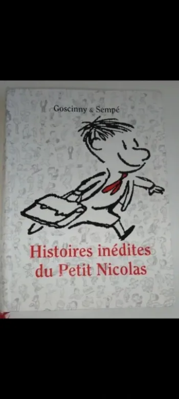 Livre "histoires inédites du Petit Nicolas"