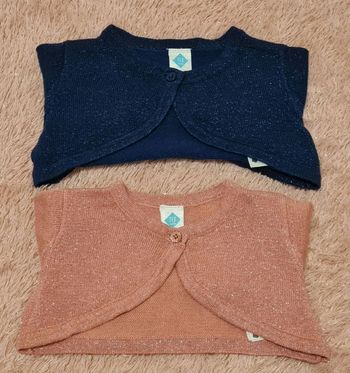 Lot de 2 boléros TeX Baby - 6 mois