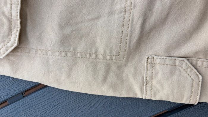 Short en jean Indicode beige taille XL homme - photo numéro 5