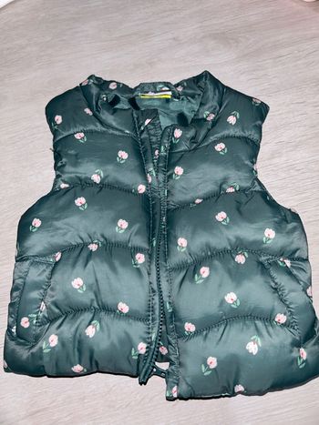 Veste sans manche bébé fille