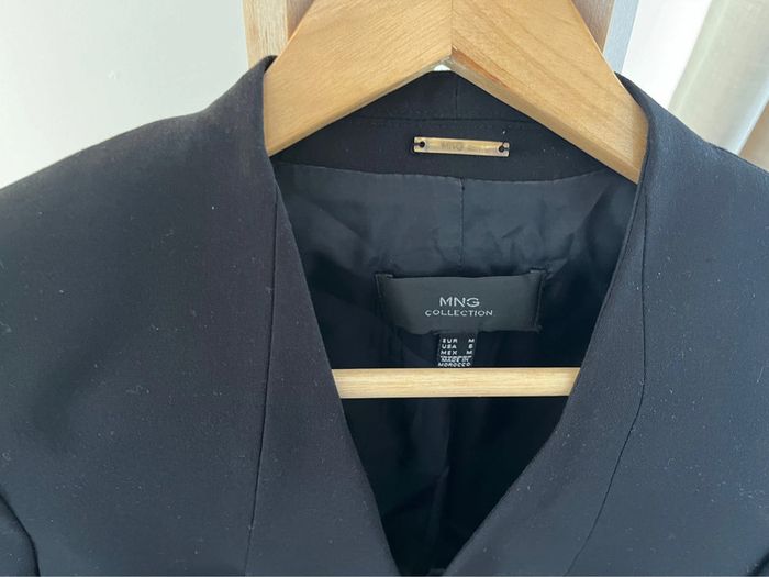 Veste courte femme noir Mango taille M - photo numéro 3