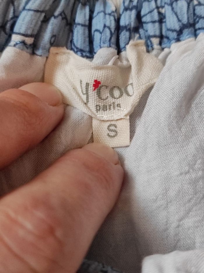 Jupe courte imprimée fleurie taille S - photo numéro 7