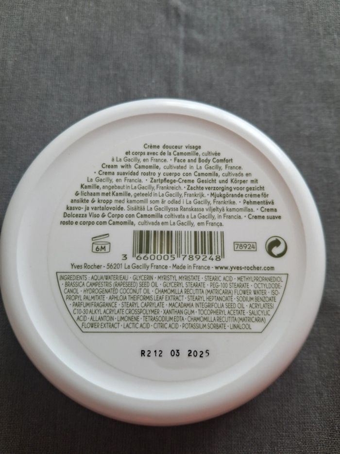 Creme douceur pu camomille bio " yves Rocher" - photo numéro 4