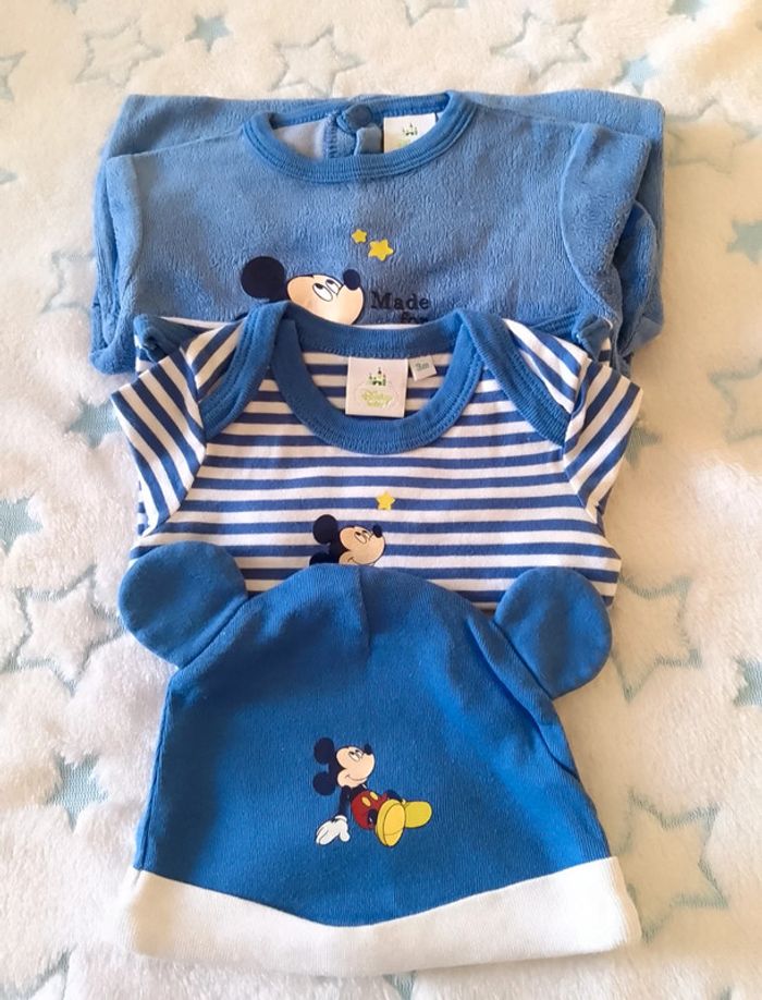 Ensemble pyjama 3 pièces Mickey
