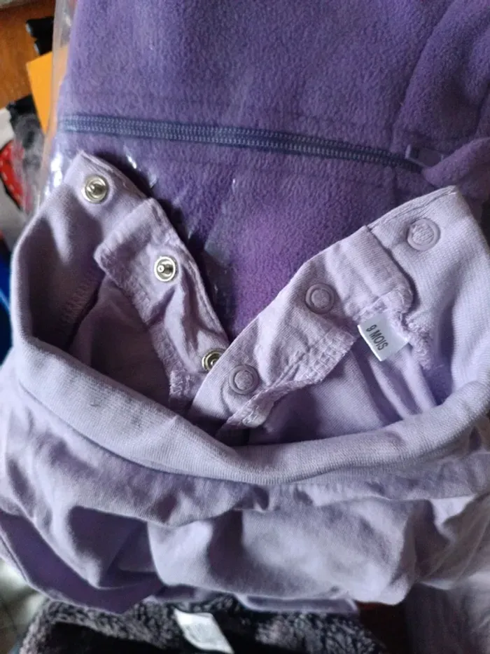 Sous-pull parme Leclerc 9M - photo numéro 3
