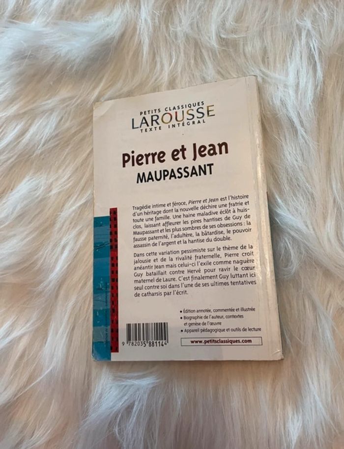 Livre pierre et jean 🥰 maupassant de chez Larousse - photo numéro 2