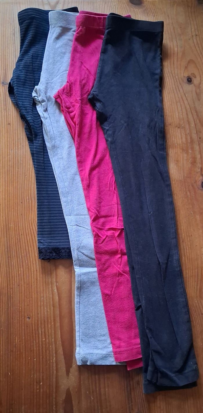 Leggings fille - 8/10 ans - Différentes Marques