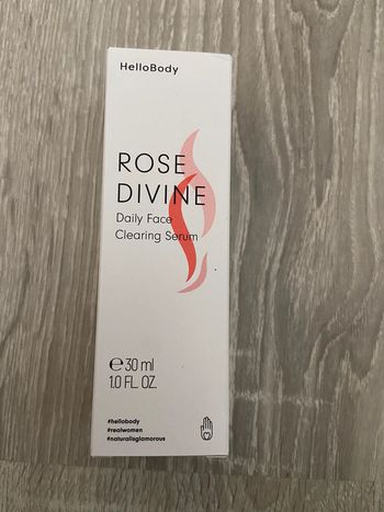 Serum rose divine hello body