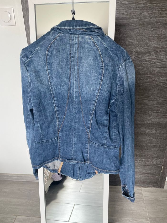veste en jean vintage // Etam // M - photo numéro 2