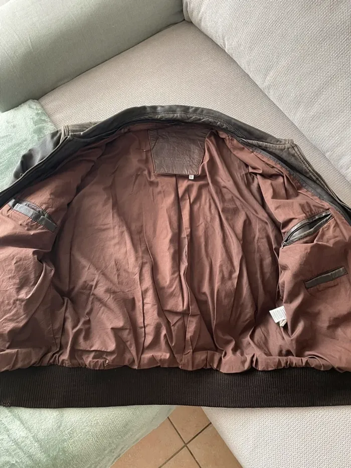 Blouson cuir Teddy Smith XL - photo numéro 3