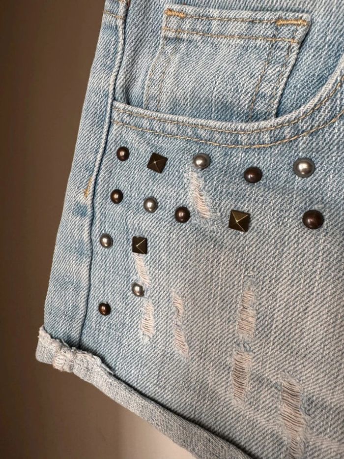 Short en jeans bleu claire 36 YesYes - photo numéro 3