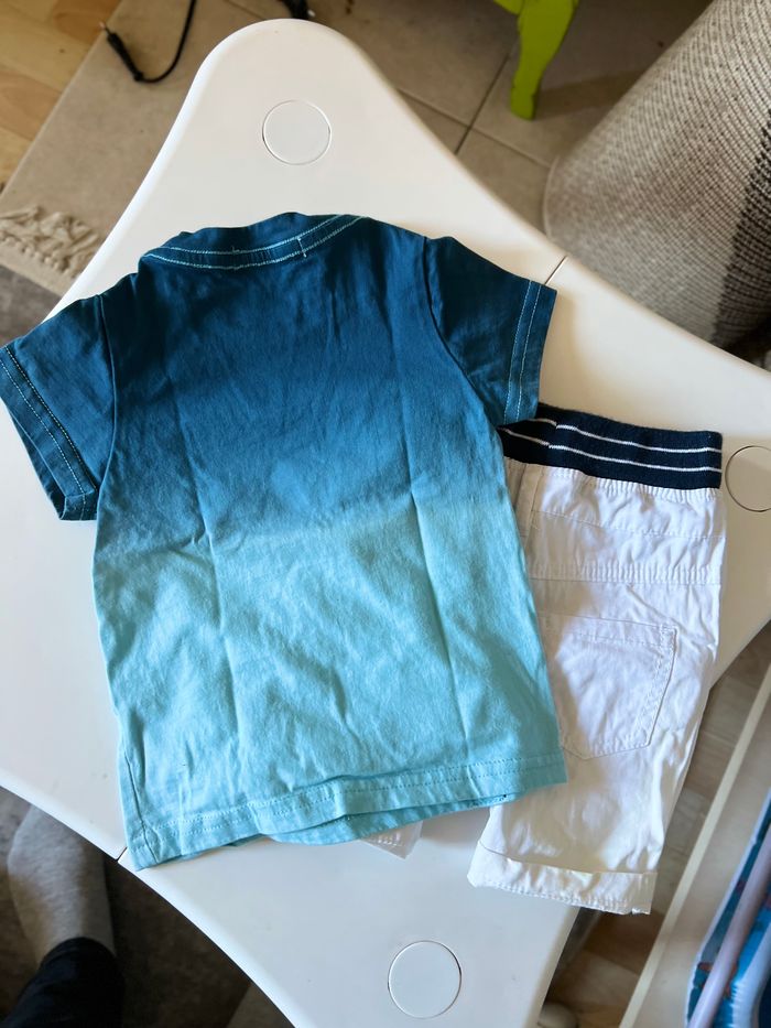Ensemble short et tee shirt 6mois - photo numéro 3